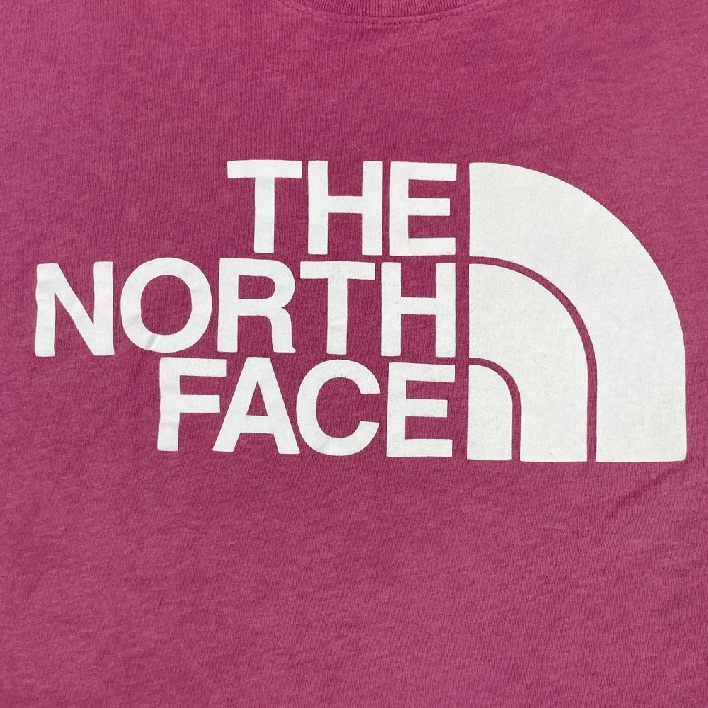 The North Face T-Shirt Mens XXL Pink Half Dome Short Sleeve Crewneck Tee
